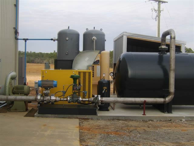 Custom jet engine starting air system built by Air Power Services, Inc.